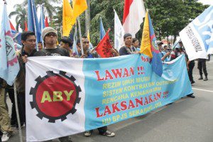 aksi hari buruh